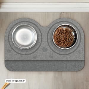 Tapete Jogo Americano para Comedouro e Bebedouro 60x40cm - Padrão Clean