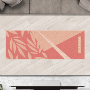 Tapete para Yoga Personalizado Antiderrapante 166x60cm - Folhas do Amanhecer